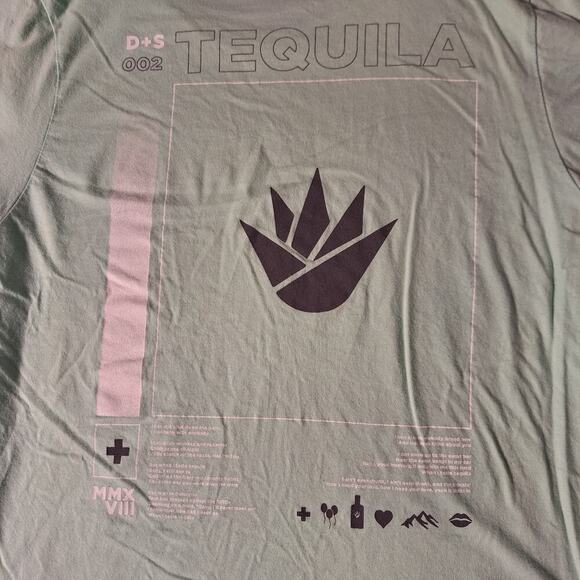 DAN + SHAY 2022 Tequila Concert Tour Dates Blue Short Sleeves Shirt Size Medium - Picture 5 of 7